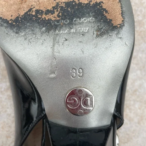 Dolce & Gabbana Black Patent Leather shoes